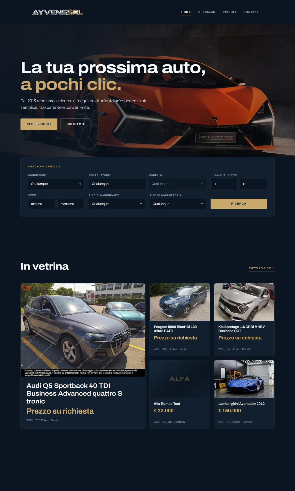 Ayvens SRL homepage
